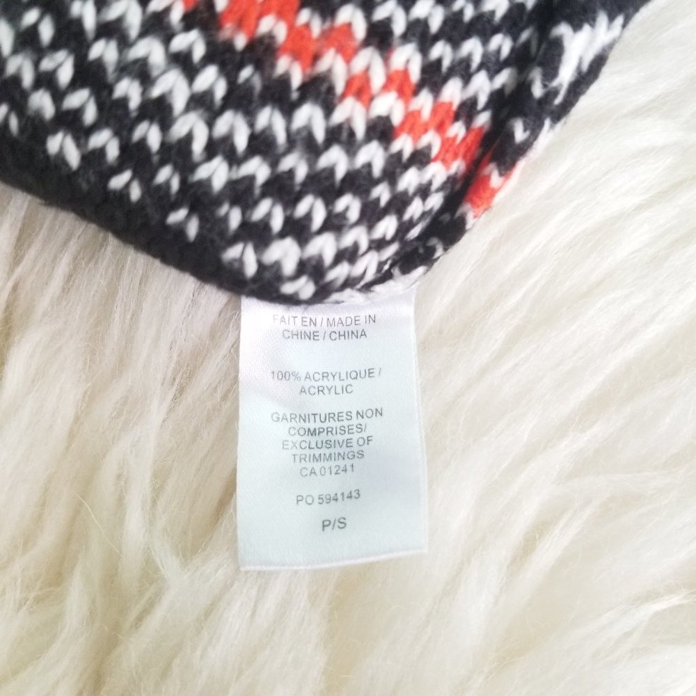 Simons | Abstract pattern oversized knit sweater S/P - Picture 8 of 11